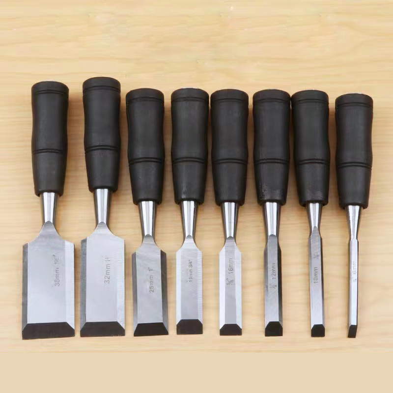 Wood Chisel Set - ชุดสิ่วงานไม้ 8 ชิ้น แบบแกนกลาง สำหรับงานแกะสลัก งานไม้