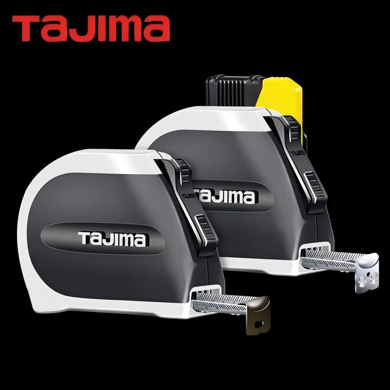 Woodworking In Japanese - เทปวัดระยะแบบล็อคอัตโนมัติ TAJIMA ของญี่ปุ่น 5.5 ม./25 มม.