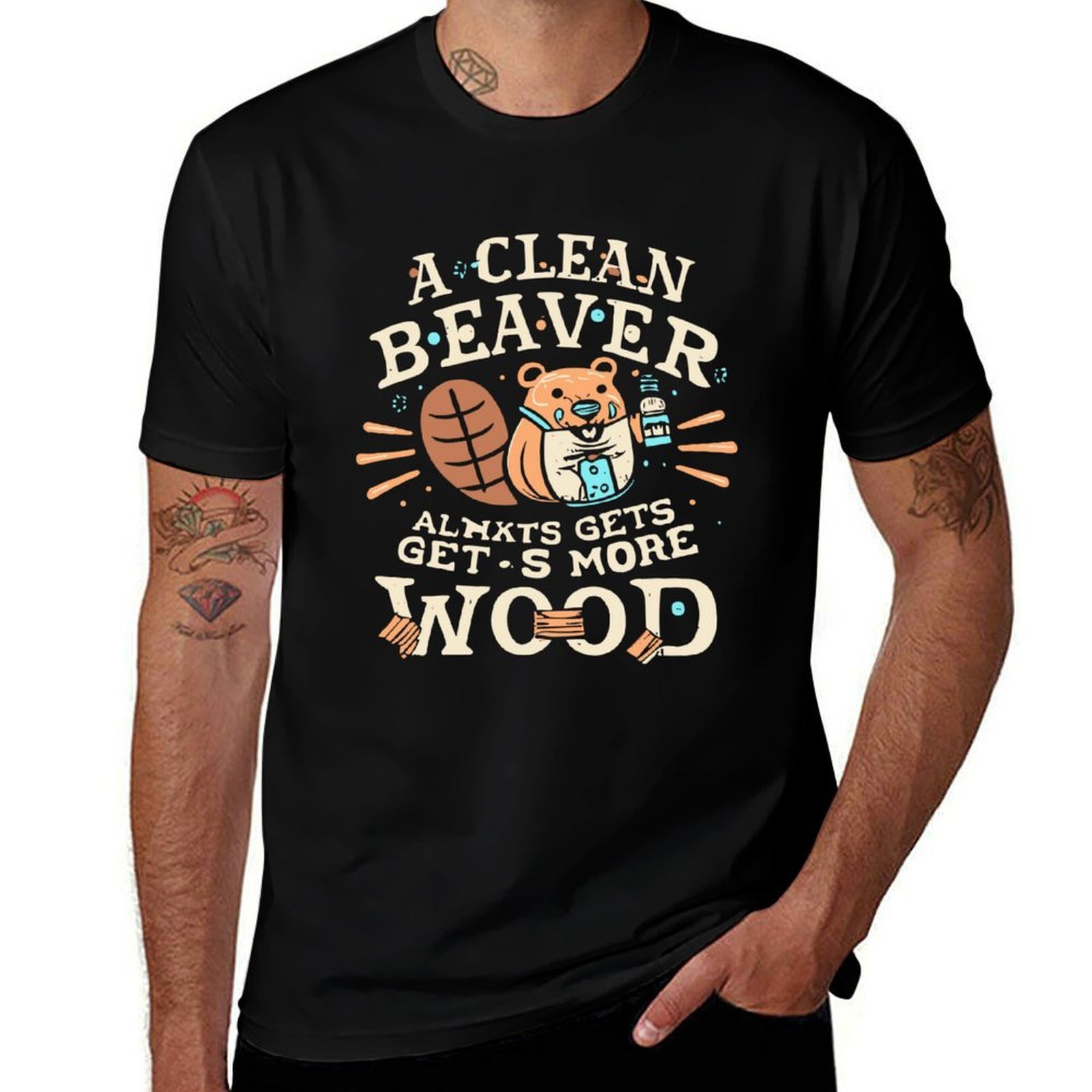 Woodworking Jokes - เสื้อยืดลายคำพูดตลกสำหรับผู้ใหญ่ เสื้อยืดลายบีเวอร์ที่ขี้เล่น แต่ก็ยังคงทำหน้าที่ได้ดีเสมอ เสื้อยืดทำงานที่ระบายอากาศได้ดี