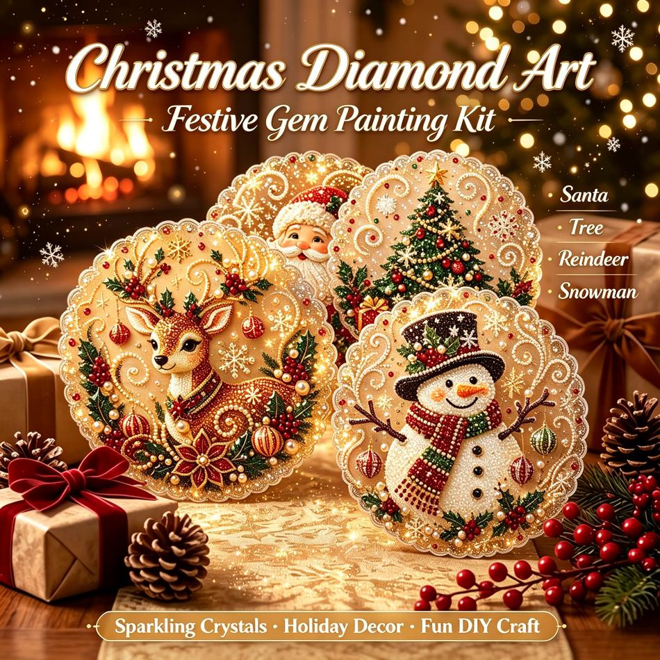 ชุดอุปกรณ์เพชรประดับคริสต์มาสส - Woodworking Resin บทวิจารณ์และราคา