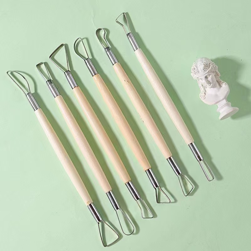 6 ชิ้นไม้ handle ขี้ผึ้งเครื่อ - Wood Chisel Set บทวิจารณ์และราคา